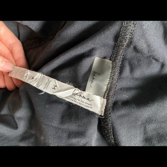 Karma Zip up black spandex sweater - Black - Picture 6 of 6